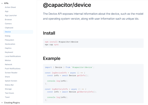 Installing and initializing a plugin